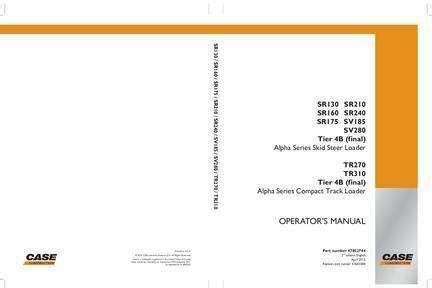 case tr310 operator manual